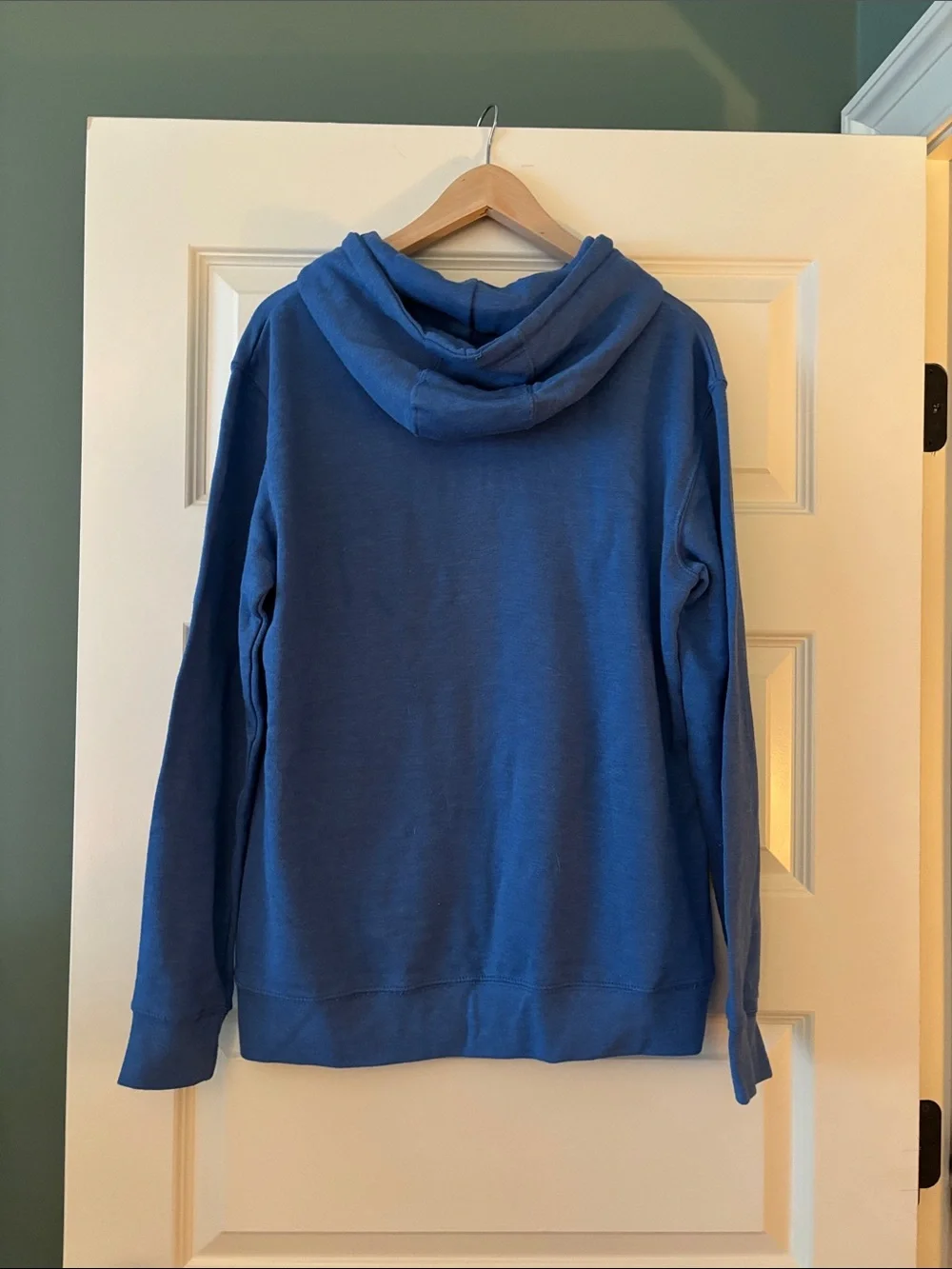 Blue Pullover Hoodie with 